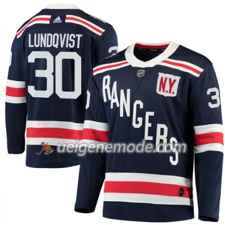 Herren Eishockey New York Rangers Trikot Henrik Lundqvist 30 2018 Winter Classic Adidas Marineblau Authentic